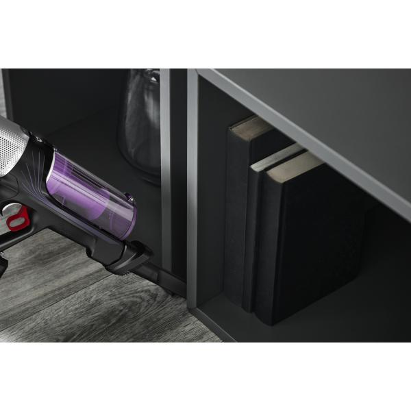 Rowenta RH2037 Aspirapolvere a bastone 2 in 1 Batteria Secco Senza sacchetto 0,4 L 250 W Nero, Viola