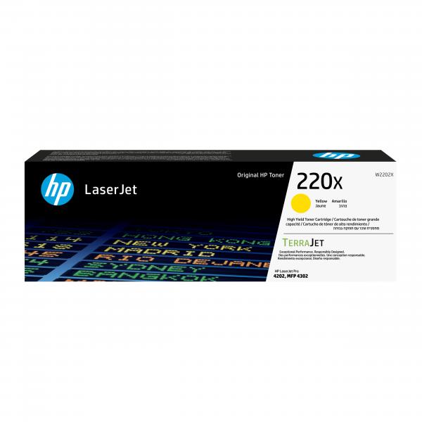 HP 220X Yellow Original LaserJ