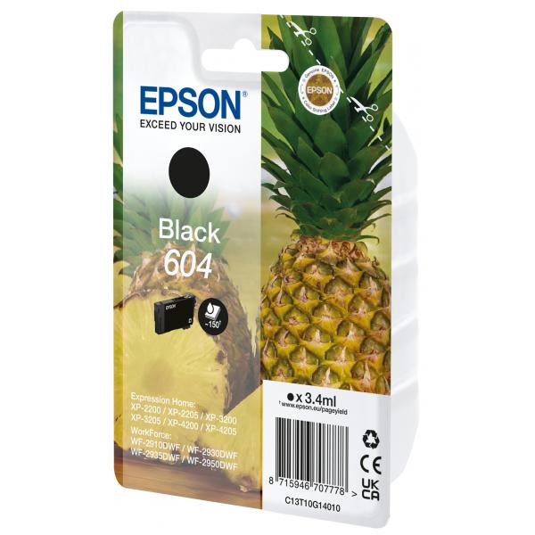 EPSON 604 BLACK (C13T10G14020) - CARTUCCIA ORIGINALE