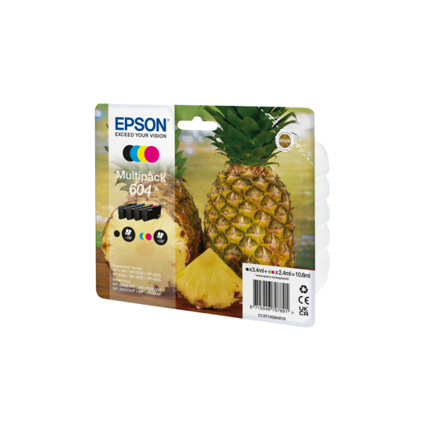 EPSON 604 MULTIPACK 4 COLOURS (C13T10G64010) - CARTUCCIA ORIGINALE