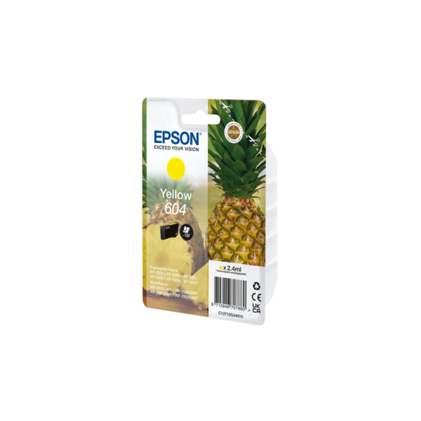 EPSON 604 YELLOW (C13T10G44010) - CARTUCCIA ORIGINALE