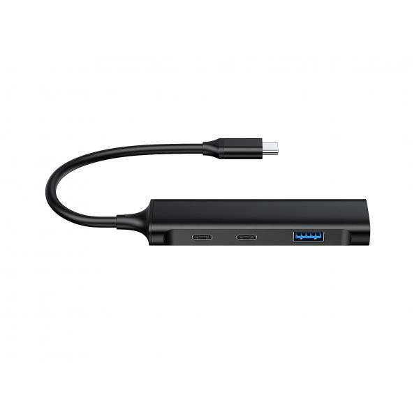 CONCEPTRONIC HUBBIES12B - HUB USB-C 2-PT USB-A 3.0 + 2-PT USB-C