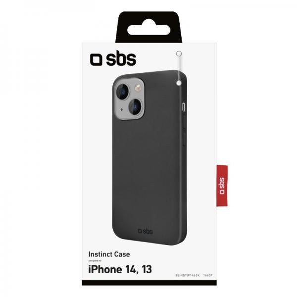 SBS Cover Instinct per iPhone 14/iPhone 13 - (SBS TEINSTIP1461K custodia per cellulare 15,5 cm (6.1") Nero)