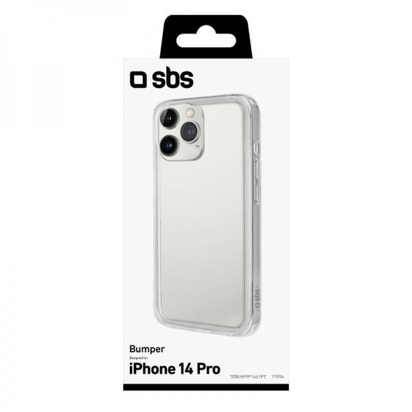 SBS Cover Bumper per iPhone 14 Pro - (SBS TEBUMPIP1461PT custodia per cellulare 15,5 cm (6.12") Trasparente)