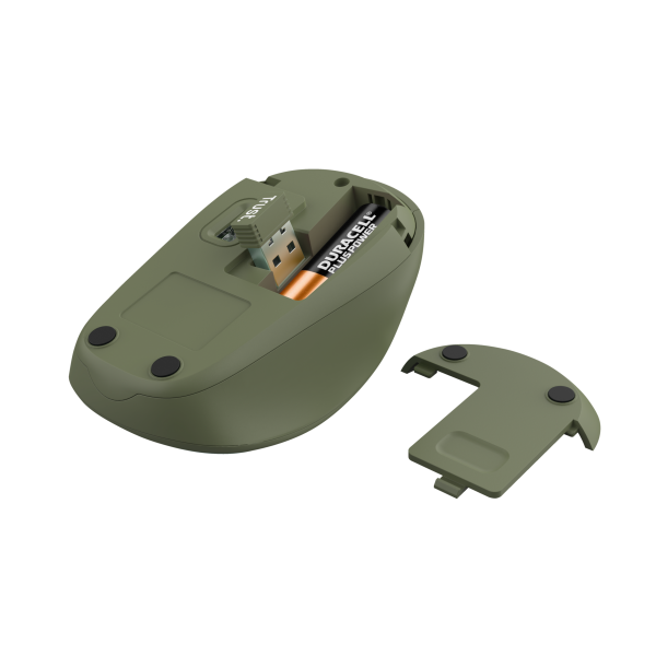 Trust Yvi+ mouse Ufficio Mano destra RF Wireless Ottico 1600 DPI