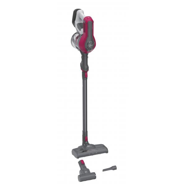 Hoover HF1 , Aspirapolvere senza filo, Magenta, 0,9L, Senza sacchetto - (Hoover HF1 HF110P 011 Aspirapolvere a bastone Batteria Secco Tessuto)