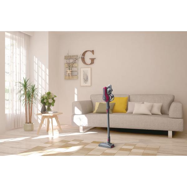 Hoover HF1 , Aspirapolvere senza filo, Magenta, 0,9L, Senza sacchetto - (Hoover HF1 HF110P 011 Aspirapolvere a bastone Batteria Secco Tessuto)
