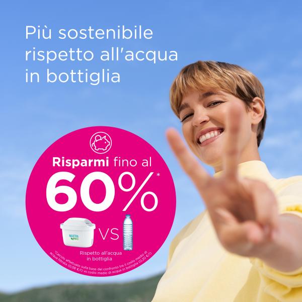 Brita FLOW MXpro Filtro per acqua da bancone 8,2 L Blu, Bianco