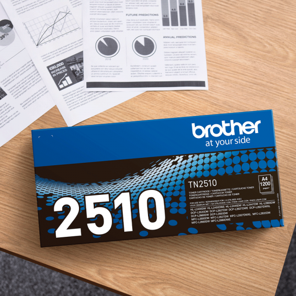 BROTHER TN-2510 BLACK - TONER ORIGINALE