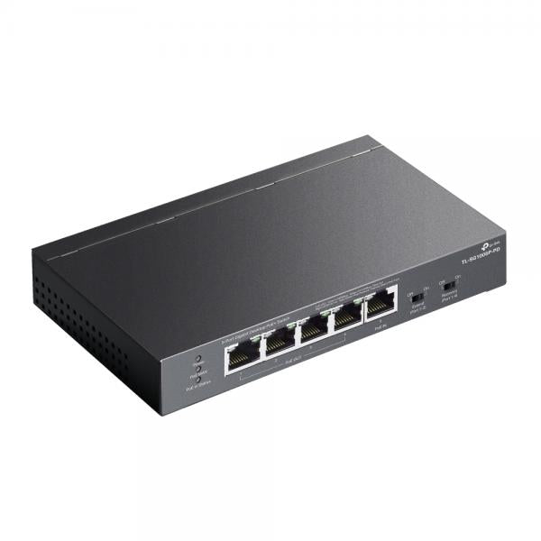 TP-LINK TL-SG1005P-PD - SWITCH DESKTOP 5 PORTE GIGABIT - 4 POE OUT E 1 POE IN