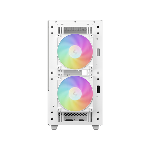 DEEPCOOL CASE MICRO ATX CH360 WHITE 2*140+1*120mm ARGB FAN