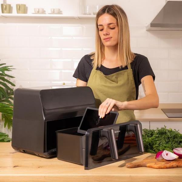 CECOTEC CECOFRY 9000 ADVANCE WINDOW AIR FRYER 9 LITRI DOPPIO VASSOIO