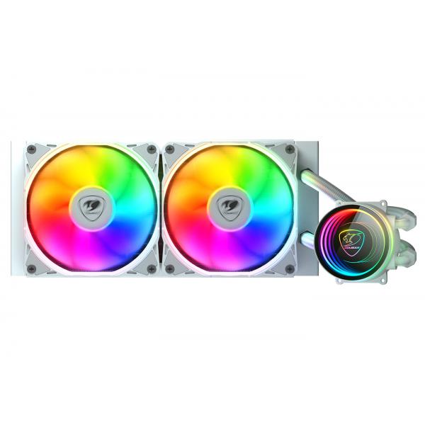 COUGAR POSEIDON ELITE 240 ARGB (WHITE) - DISSIPATORE A LIQUIDO RGB