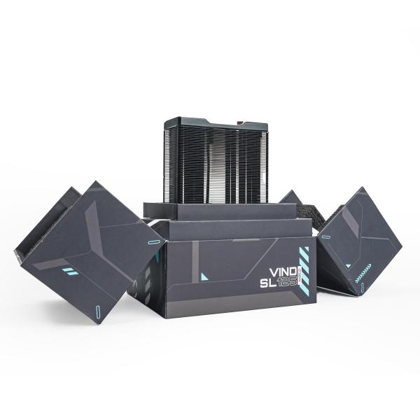 VALKYRIE RAFF. CPU VIND SL125 ARGB VK-AIRSL125B