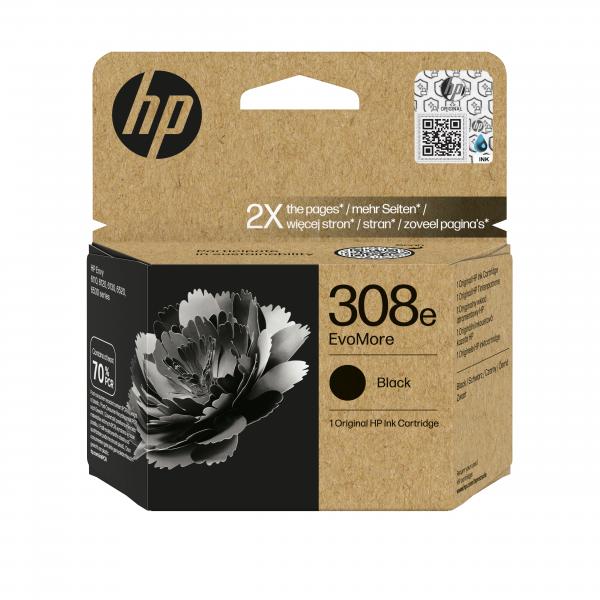 HP EVOMORE 308e BLACK (7FP22UE) - CARTUCCIA ORIGINALE