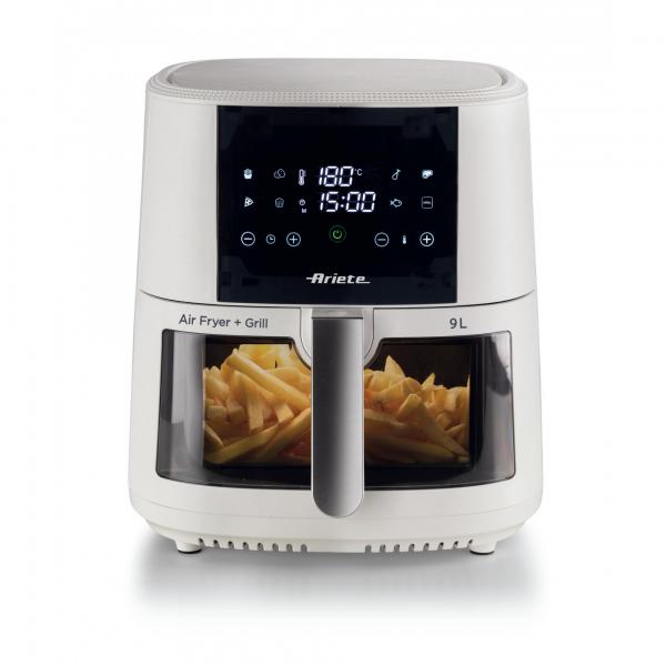 ARIETE AIRY FRYER BIANCO (4630/00) - FRIGGITRICE AD ARIA - 9L - TOUCH CONTROL - TIMER 60 MIN - 1500W