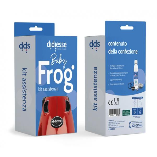 DIDIESSE KIT ASSISTENZA BABY FROG (DECALCIFICANTE - LOGO - GUARNIZIONI - PORTACIALDA)