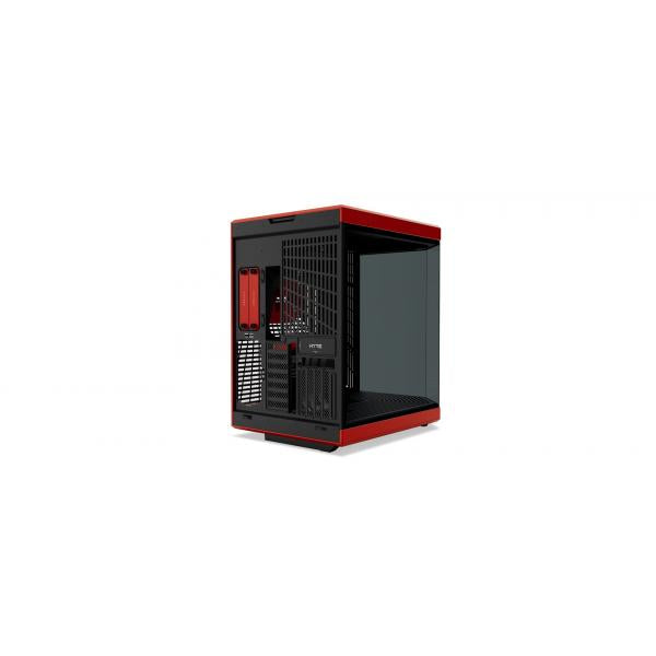 HYTE CASE MID TOWER DC Y70 BLK/RD 4xSLOTS GPU 3*TG CS-HYTE-Y70-BR