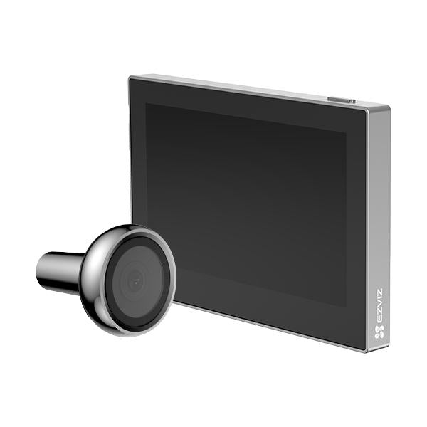 EZVIZ HP2 (CROMATO) - SPIONCINO SMART 2 MP - WIRELESS - DISPLAY A COLORI 4.3"" - VIDEO LIVE