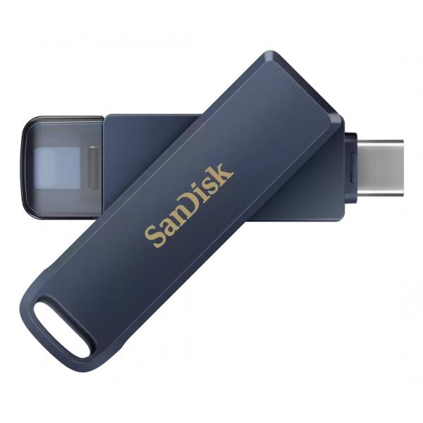 SanDisk iXpand unità flash USB 128 GB USB Type-C / Lightning 3.2 Gen 1 (3.1 Gen 1) Blu