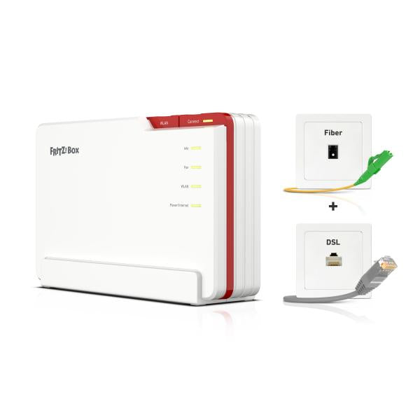 Box 5690 Pro International router wireless 2.5 Gigabit Ethernet Tri-band (2,4 GHz/5 GHz/6 GHz) Bianco