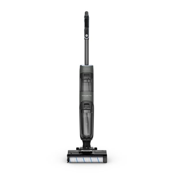 Rowenta X-Clean 4 GZ5035WO scopa elettrica Aspirapolvere elettrica Batteria Secco e bagnato Schiuma Senza sacchetto 200 W Grigio