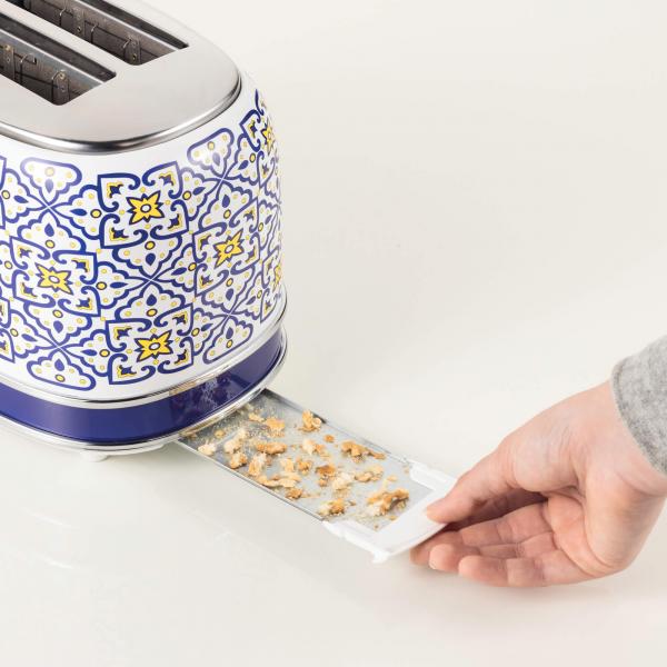 ARIETE TOASTER CAPRI EDITION (155) - TOSTAPANE ELETTRICO IN METALLO - 6 LIVELLI DORATURA - ESPULSIONE AUTOMATICA - 2 FETTE - 815W