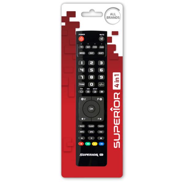 SUPERIOR SUPTPB006 - LIGHT 4IN1 - TELECOMANDO UNIVERSALE COMPLETO PROFESSIONALE