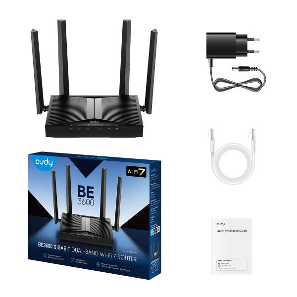 CUDY WR3600 - ROUTER WI-FI 7 BE3600 GIGABIT