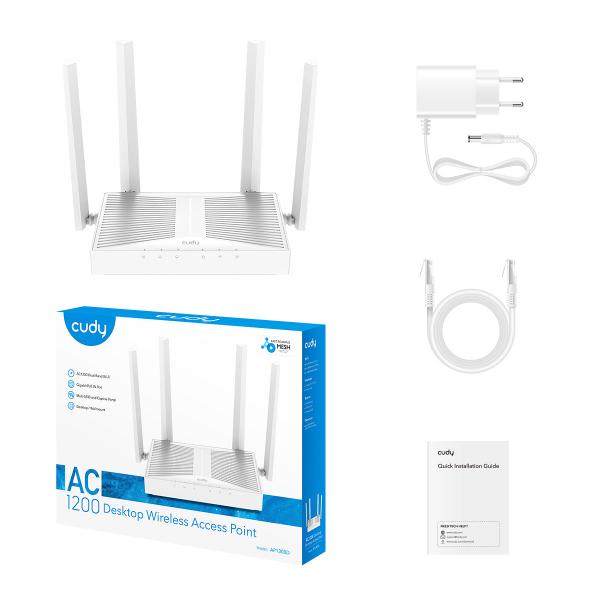 CUDY AP1300D - ACCESS POINT AC1200 WI-FI DUAL BAND