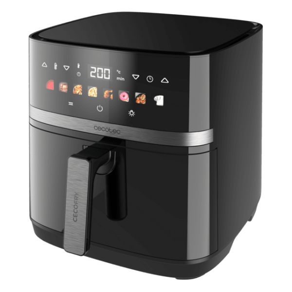 CECOTEC CECOFRY&GRILL DUOHEAT 8000 FRIGGITRICE AD ARIA 8.0 LT FINESTRA E DISPLAY COLORI (100501)