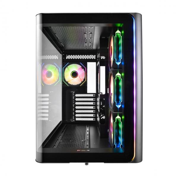 FSP FORTRON CASE M.TOWER M580-BA TG CURVE 4xARGB COOL 2xUSB3.0 TYPE C POC00
