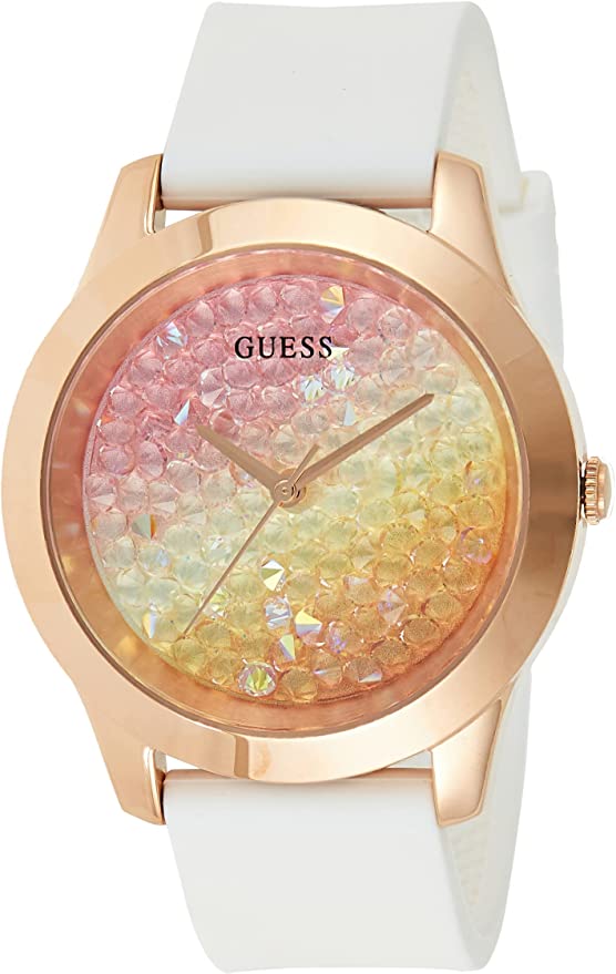 Guess Orologio analogico da donna Crush con cinturino in silicone