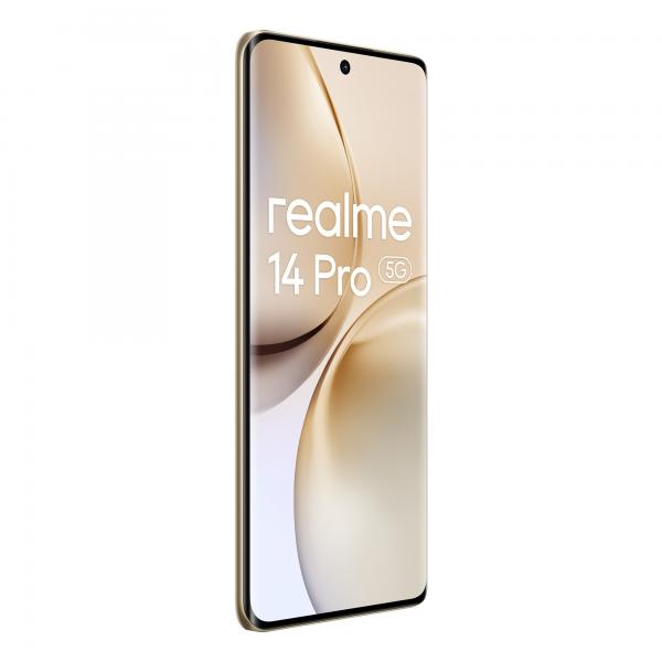 realme 14 Pro 5G 17,2 cm (6.77") Doppia SIM Android 15 USB tipo-C 8 GB 256 GB 6000 mAh Bianco - (realme 14 PRO 5G 256+8 PEARL WHITE)