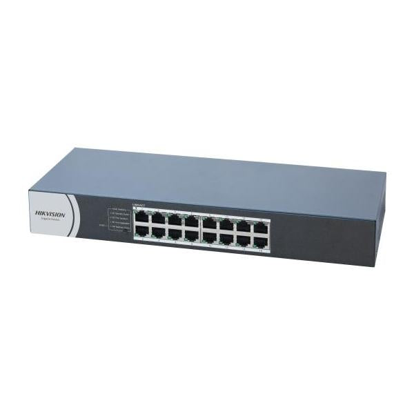 HIKVISION DS-3E0516R-O - DESKTOP SWITCH 16 PT 10/100/1000M RJ45 CASE METALLO - SOHO