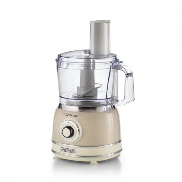 ARIETE 1781/03 - ROBOT DA CUCINA MULTIFUNZIONE VINTAGE (BEIGE) - 1.2 L - 2 VELOC.+PULSE