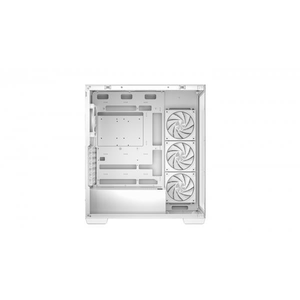 DEEPCOOL CASE MID TOWER CG580 4F WH V2 WHITE 2TG 4x120 PWM+ARGB FAN