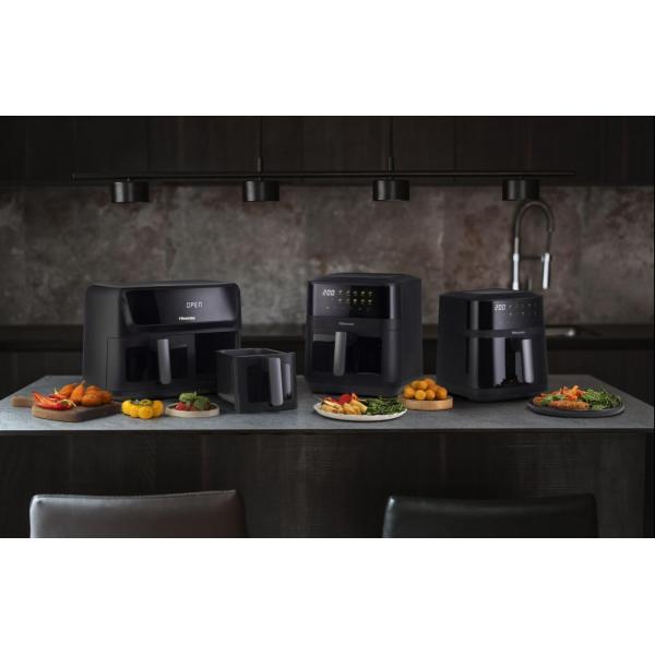 HISENSE HAF2700 FRIGGITRICE ARIA 11LT DOPPIO CESTELLO DISP.COLORI + VETRO