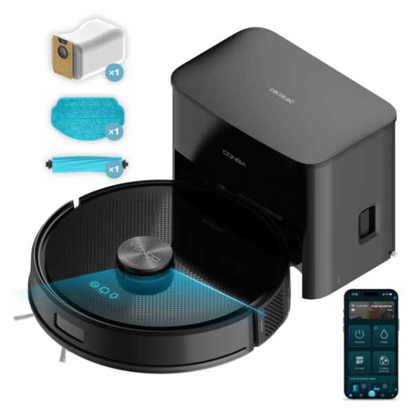CECOTEC CONGA Y70 LAVA ASPIRA CON BASE 3L, APP, LASER, ANIMALI 20k Pa
