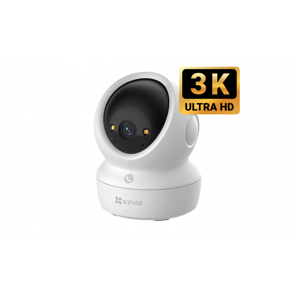 EZVIZ H6C G1 3K - TELECAMERA MOTORIZZATA DA INTERNO - 3K - VISION GRADE 360 - SENSORE MOVIMENTO - AUDIO BIDIREZIONALE - MONITORAGGIO INTELLIGENTE - TASTO DI EMERGENZA - RICONOSCIMENTO FIGURE UMANE CON AI