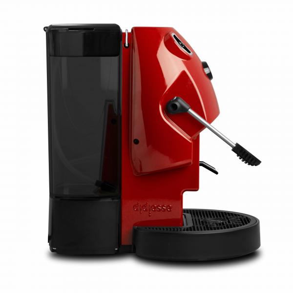 DIDIESSE BABY FROG COFFEE AND TEA (ROSSO PIENO) - MACCHINA DA CAFFE'' CON FRULLINO E DOPPIO PORTACIALDA - 450W