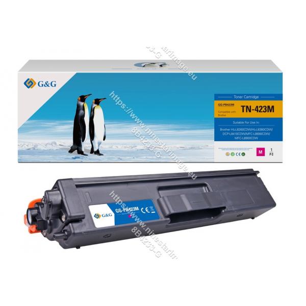 BROTHER TN-423M MAGENTA - TONER COMPATIBILE G&G - 4000 PAG.