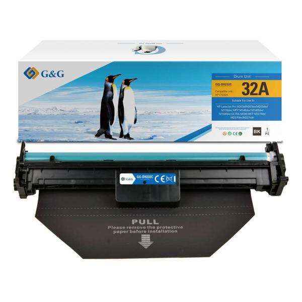 HP CF232A BLACK - DRUM COMPATIBILE G&G CON CHIP - 23000 PAG.