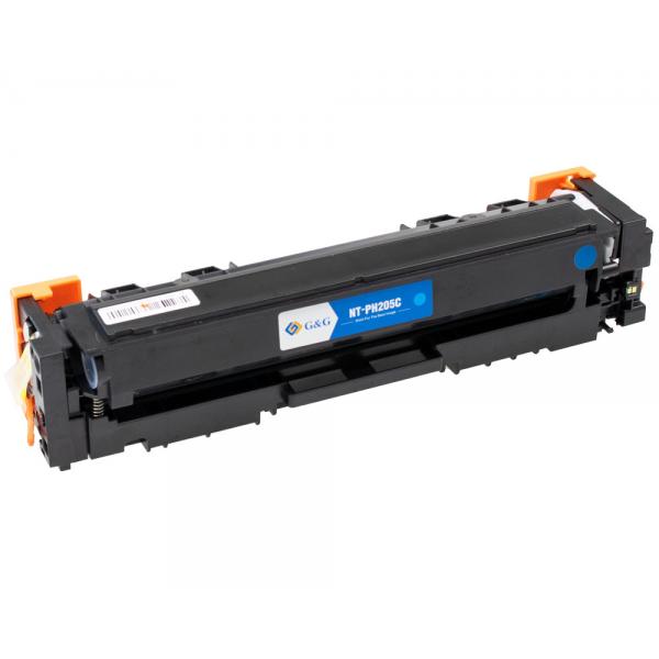 HP CF531A (205A) CIANO - TONER COMPATIBILE G&G CON CHIP - 900 PAG.