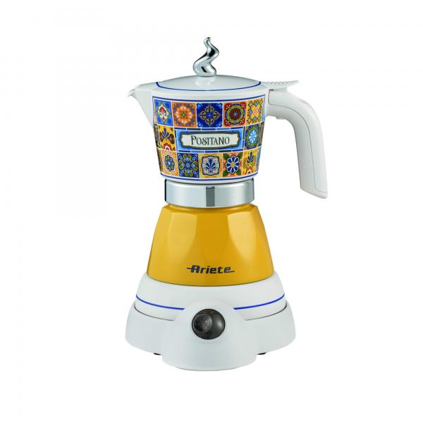 ARIETE MOKA AROMA POSITANO (1358/1P) - MOKA ELETTRICA PER POLVERE DI CAFF 2/4 TAZZE