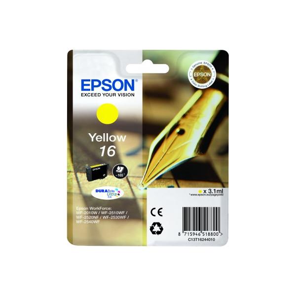 EPSON T16 YELLOW (C13T16244010) - CARTUCCIA ORIGINALE