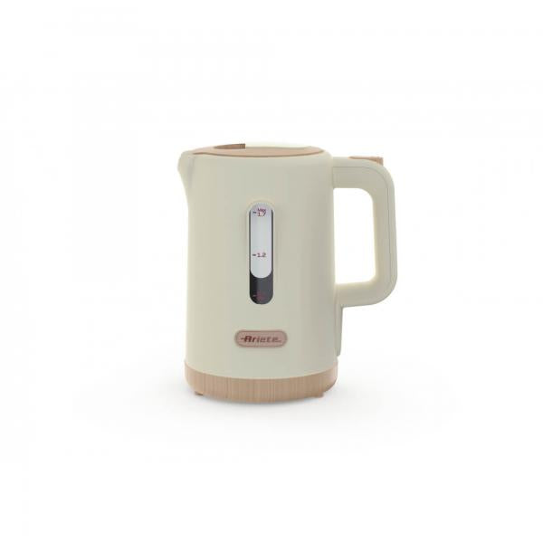 ARIETE BREAKFAST WOOD BEIGE (2846/06) - BOLLITORE ELETTRICO - 2200W - 1,7 LT