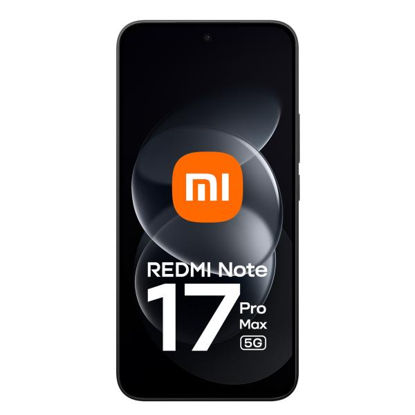 XIAOMI REDMI NOTE 17 PRO MAX (BLACK) - SMARTPHONE 6.83"" - 5G - RAM 8GB - 256GB - ITA