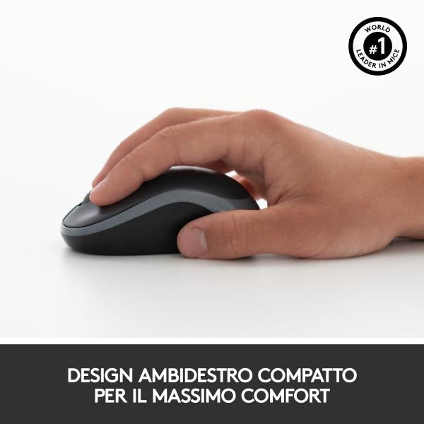 TASTIERA LOGITECH MK270 + MOUSE WIRELESS BK 920-004512