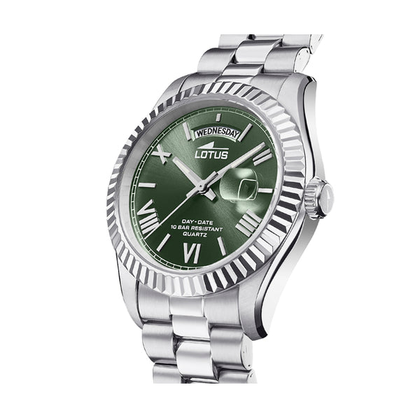 LOTUS WATCHES Mod. FREEDOM Day Date GREEN